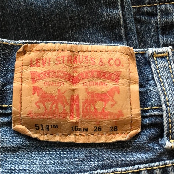 Levi’s distressed size 16 slim jeans - Picture 2 of 3
